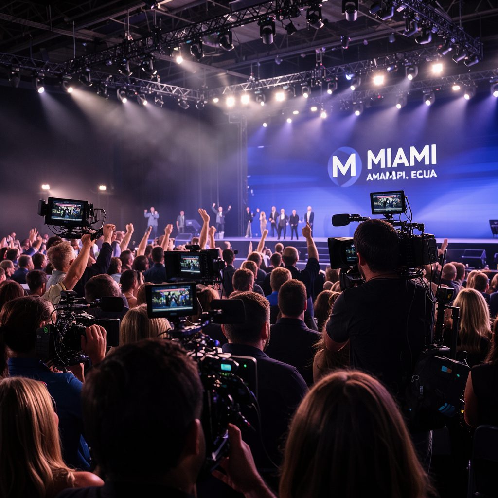 Miami Video Services team filming in Miami